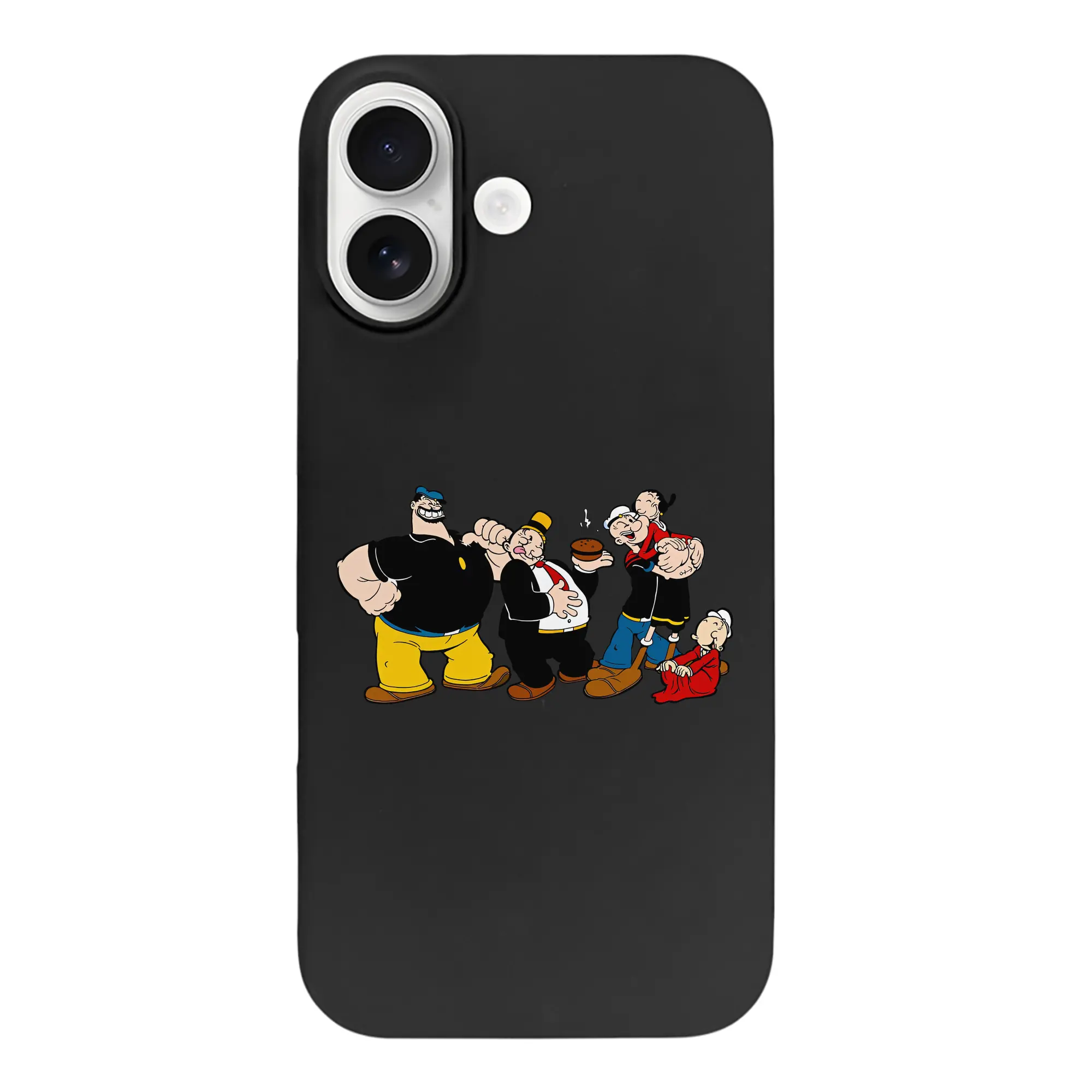 ポパイ グッズ ブルート - iPhone 17 シリーズ シリコンケース 薄型 耐衝撃 指紋防止 ソフトタッチカバー 精密フィット 傷防止 保護ケース iPhone 17/17 Air/17 Pro/17 Pro Max 対応